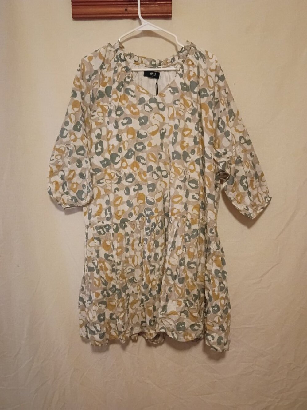 Able Printed Babydoll Dress